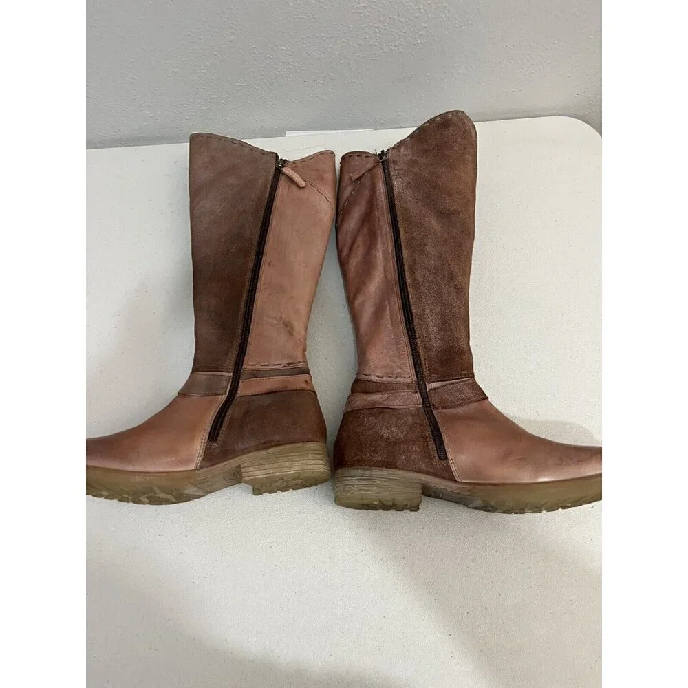 Roan By Bed Stu Knee Hi Boots Leather Women 8 Karolus
